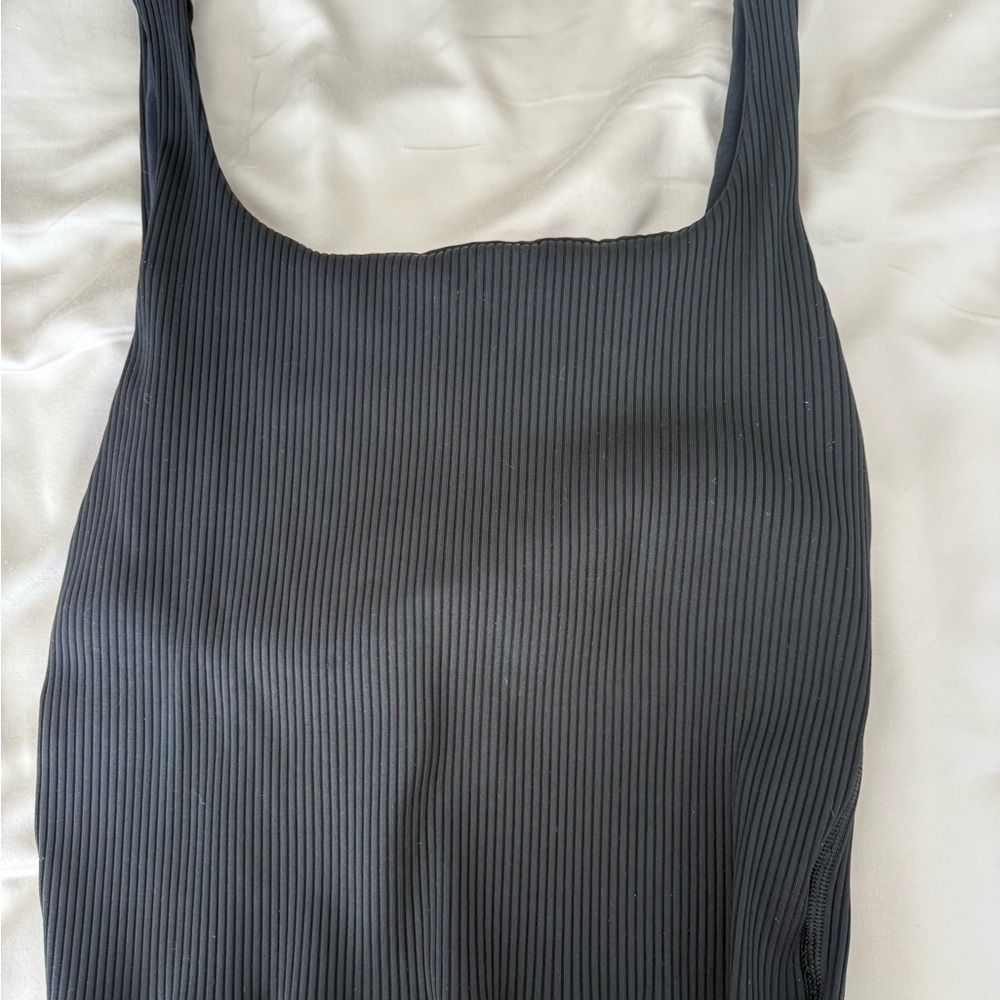 Carbon38 Black Ribbed Top